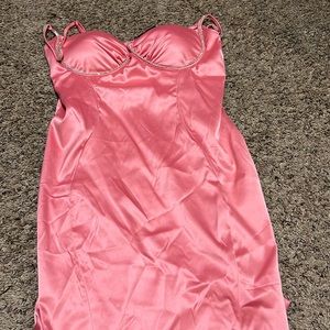 Pink fashion nova dress